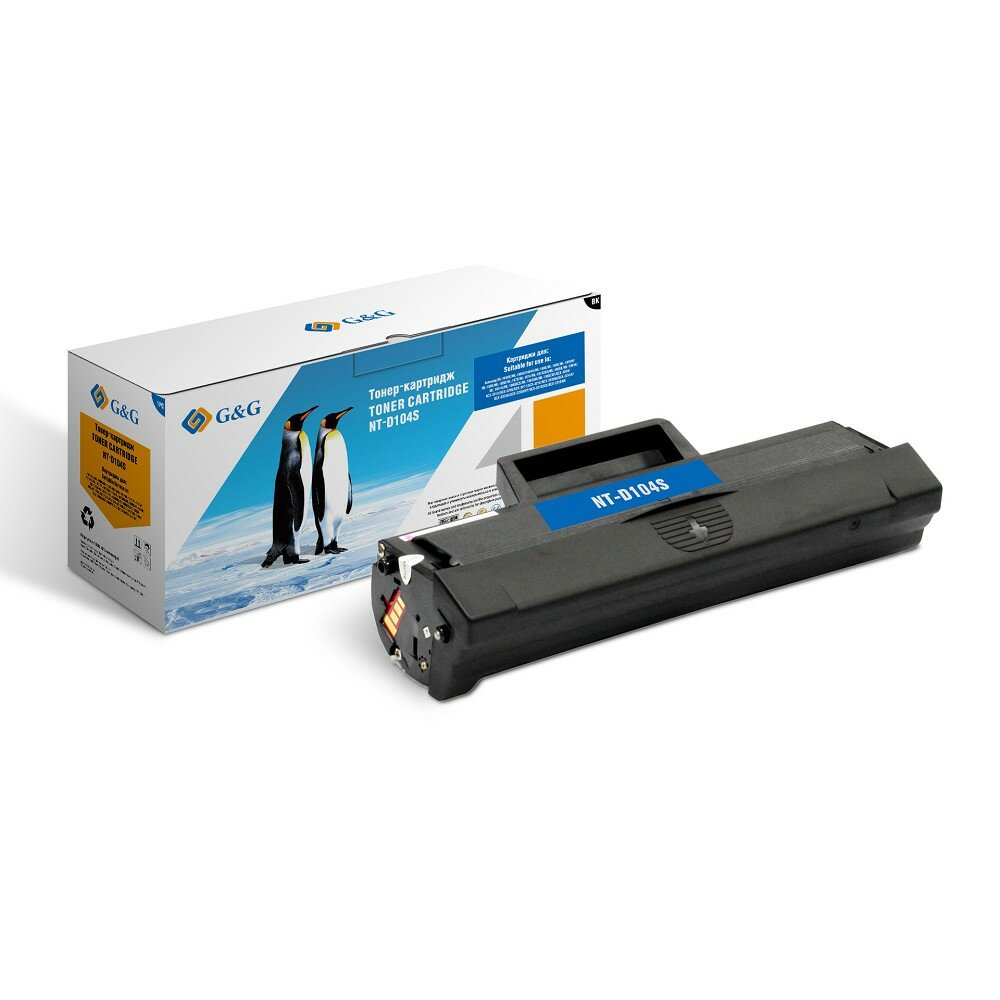 G&G Картридж лазерный NT-D104S черный 1500стр. для Samsung ML-1660K 1665K 1661K;SCX-3200 3210 3205 3217