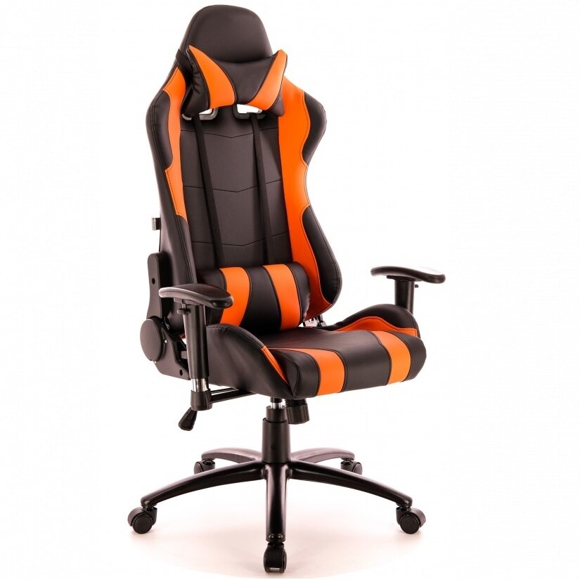 EVERPROF кресло геймерское Lotus S2 экокожа - черно-оранжевое