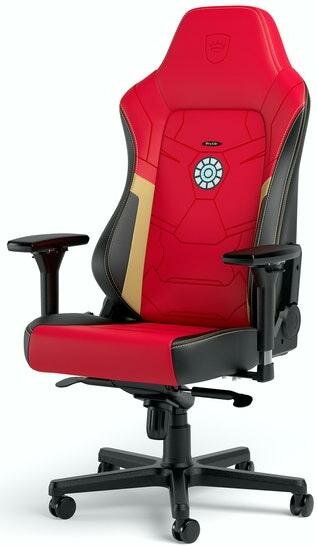 Кресло для геймеров Noblechairs HERO Iron Man Ed. чёрный красный NBL-HRO-PU-IME
