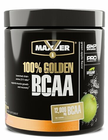Maxler 100% Golden BCAA, 210 г (Натуральный)