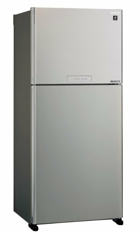 Холодильник с верхней морозильной камерой Широкий Sharp - фото №1
