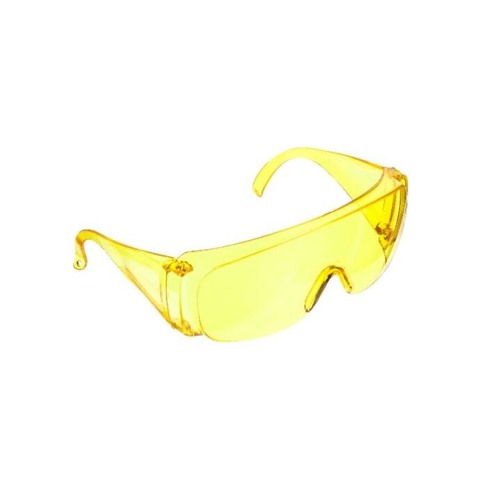 Очки защитные "Ремоколор" 22-3-012, открытого типа, желтые - фотография № 1