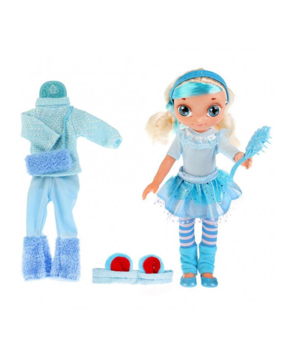 Интерактивная кукла «Снежка с набором одежды, Сказочный патруль» Карапуз