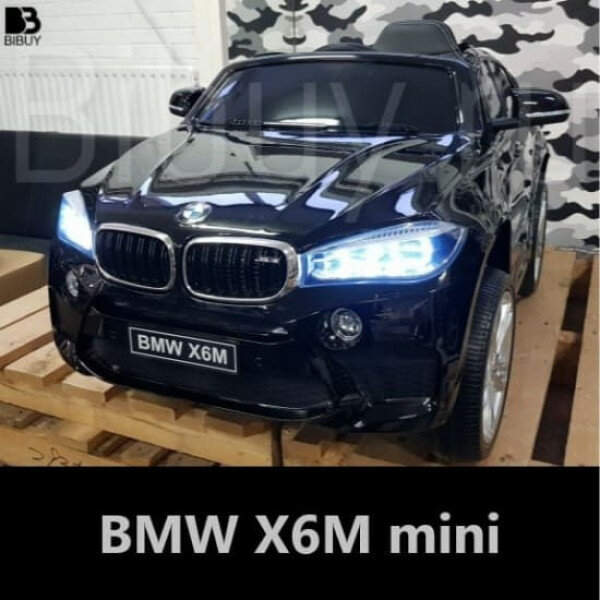 Детский электромобиль BMW X6M mini, черный