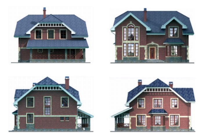 Проект дома Plans-72-20 (208 кв.м, кирпич) - фотография № 2