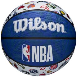 Баскетбольный мяч WILSON NBA All Team, сине-белый