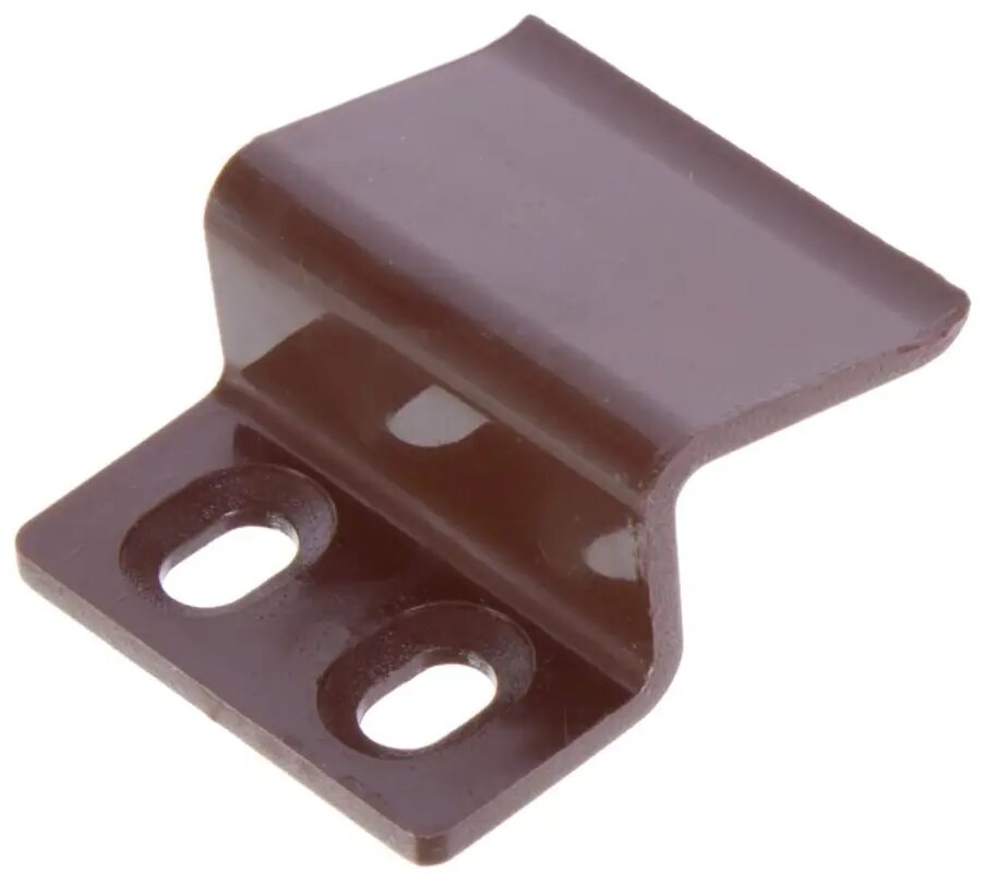 Комплект креплений для антимоскитной сетки 3.4x2.7 см ПВХ цвет коричневый 4 шт.