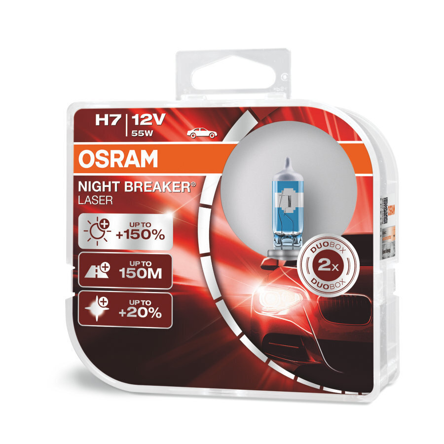   Osram H7 12V 55W (PX26d) Night Breaker Laser DuoBox 64210NL-HCB