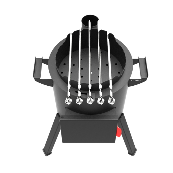 Мангал Grillver "Краун 400" для печи "Берель 400 К" - фотография № 4