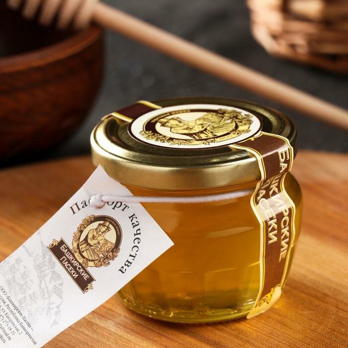 Липовый мёд «Горшочек», 180 г - фотография № 1