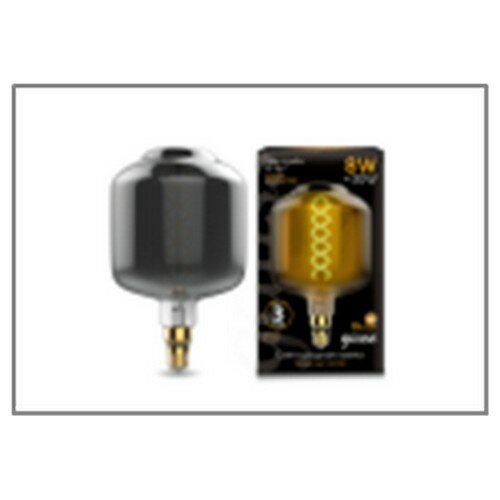 Лампа Gauss LED Vintage Filament Flexible DL180 8W E27 180*295mm Gray 2400K