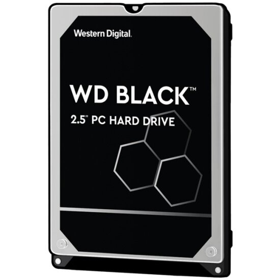 Жесткий диск WESTERN DIGITAL 2.5" 1.0Tb SATA III, 64 Mb, 7200 rpm WD Black WD10SPSX