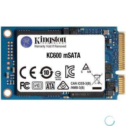 Твердотельный диск 512GB Kingston KC600, 2.5", mSATA, R/W - 550/500 MB/s