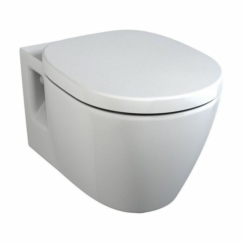 Промо-набор Ideal Standard Connect 2 в 1 состоящий из E803501 Подвесной унитаз Connect + E712701 Сидение и крышка Connect