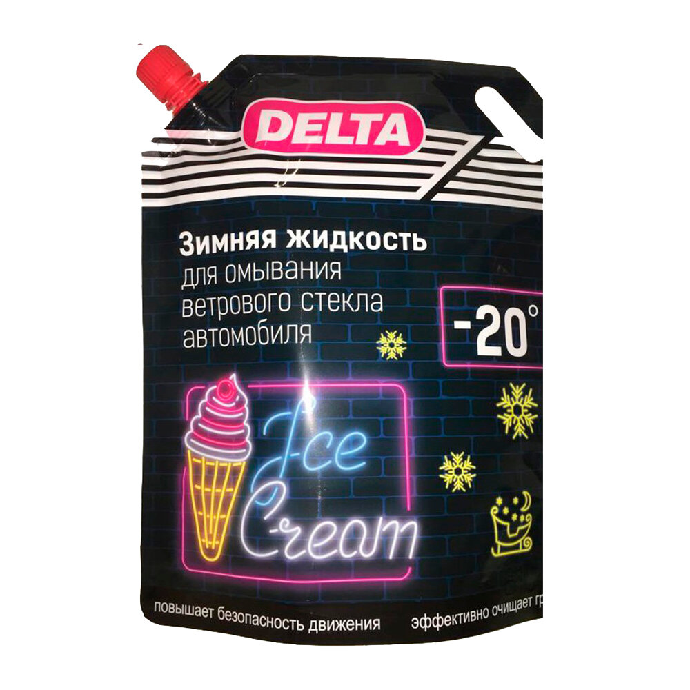 Жидкость для стеклоомывателя DELTA Ice Cream -20°C