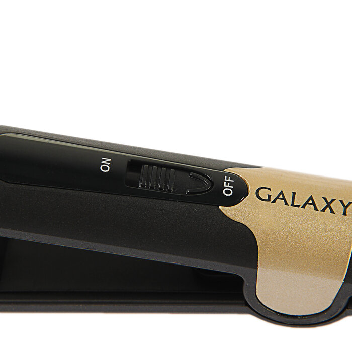 Выпрямитель Galaxy GL 4519, 40 Вт, керамическое покрытие, 85х20 мм, до 180 °С, чёрный(В наборе1шт.) - фотография № 3