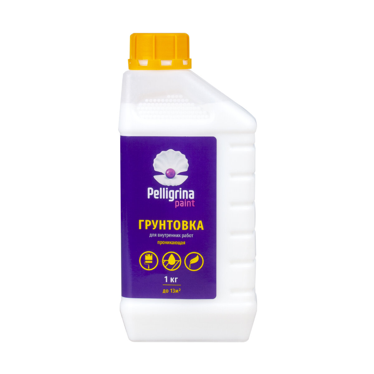 Грунтовка проникающая для внутренних работ Pelligrina Paint, акриловая, 1 кг