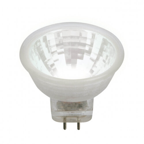 Светодиодная лампа Uniel LED-MR11-3W/NW/GU4 GLZ21TR 12V. Прозрачная. Белый свет (4000K). Картон. ТМ .