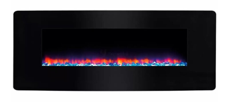 Электроочаг InterFlame Relax 48 GLX, 7 цветов пламени, панорамное остекление - фотография № 2