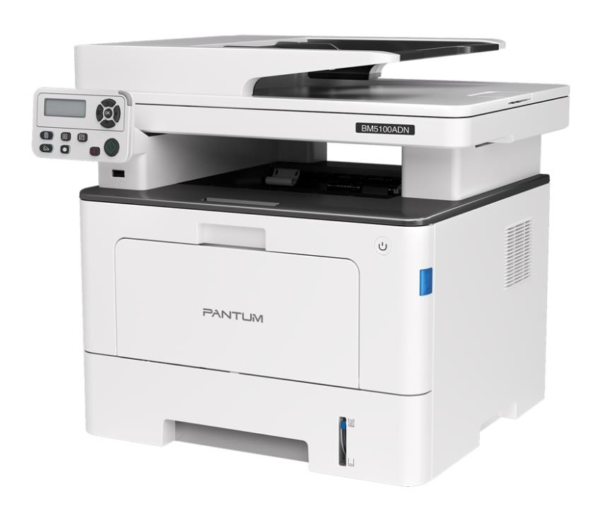 Pantum BM5100ADN мфу, Mono laser, C/P/S, дуплекс, автоподача, (A4,40 стр/мин,512Mb, LCD, USB2.0, двусторонняя печать, сетевой, DADF) {проектная модель}