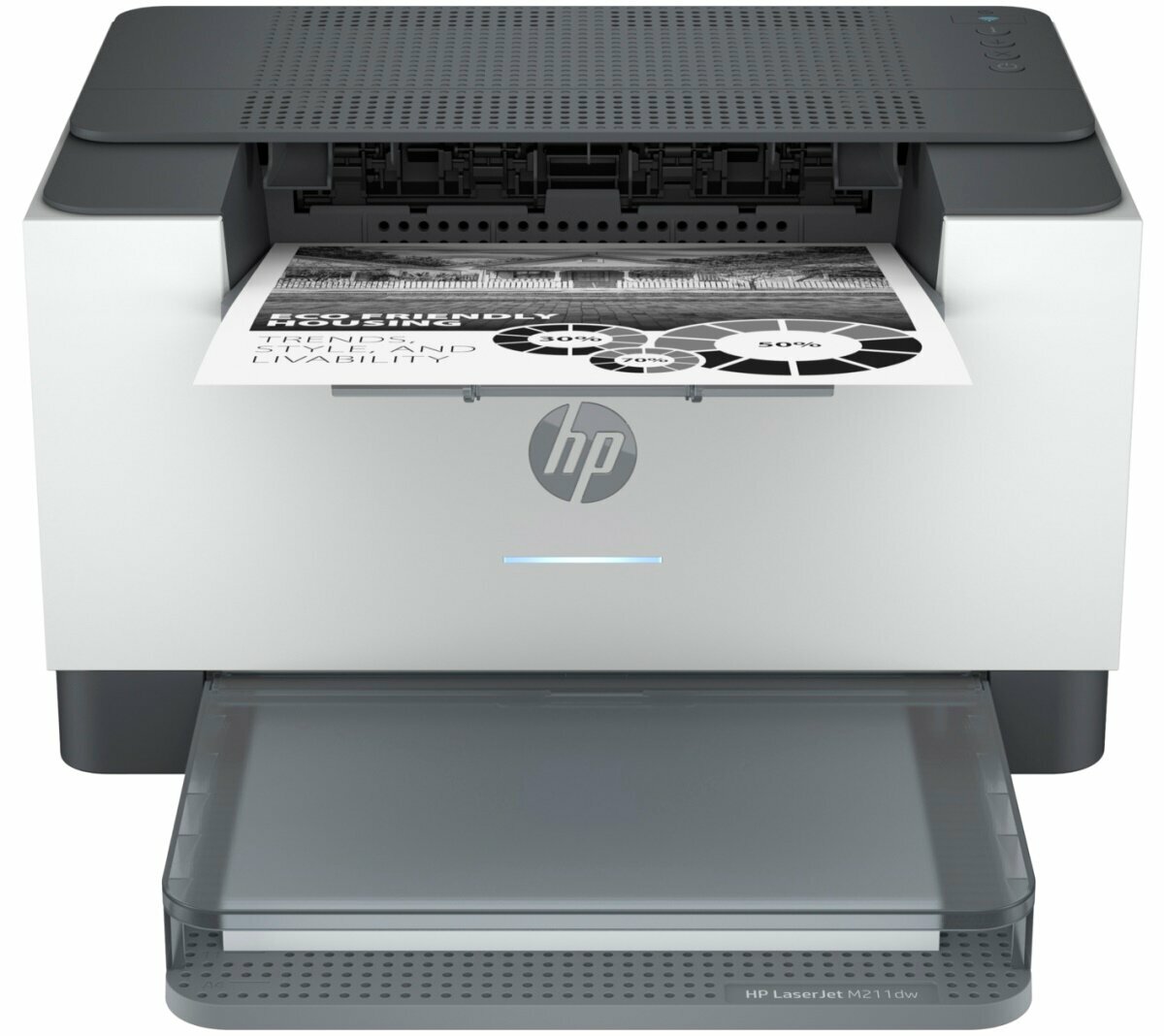 Принтер HP LaserJet M211dw 9YF83A/A4 черно-белый/печать Лазерный 600x600dpi 29стр.мин/Wi-Fi Bluetooth Сетевой интерфейс (RJ-45)