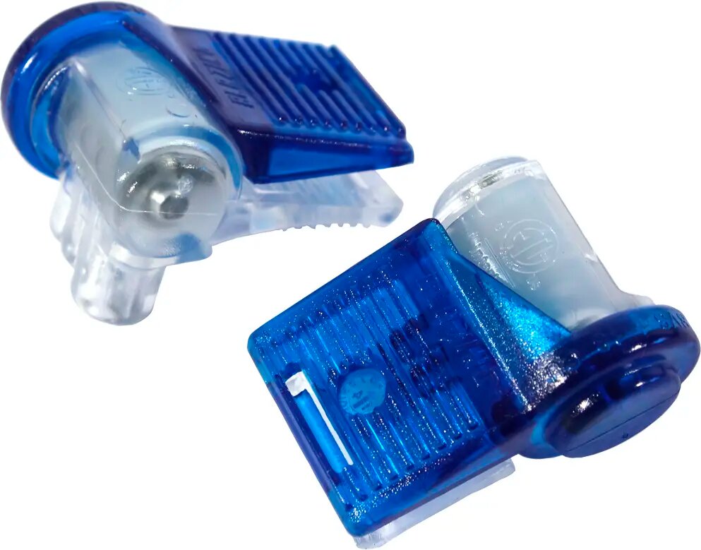 Соединители водонепроницаемые для полива пластик синий 2 шт - фотография № 1