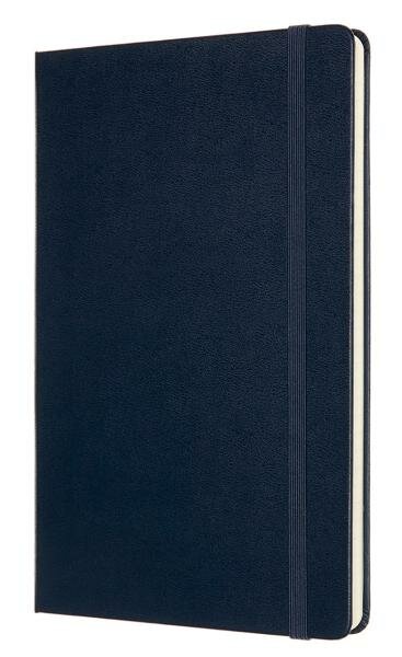 Блокнот Moleskine Classic Double, A5, линейка/нелинованный, 120 листов, синий (NB313HB20) - фото №2