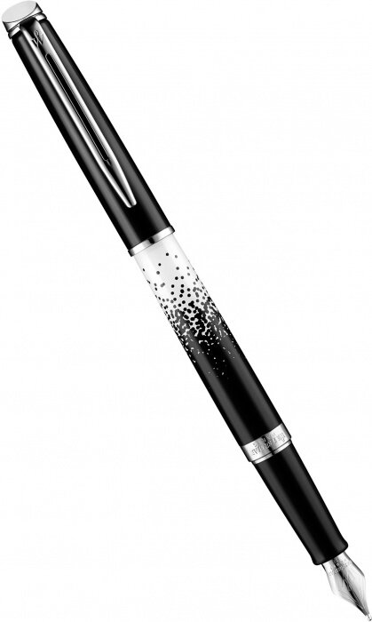Waterman 1929636 Перьевая ручка waterman hemisphere essential 2015 ombres et lumieres special edition, black and white ct
