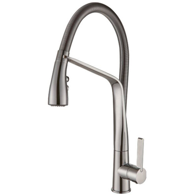 Смеситель Ganzer Rein для кухонных моек сатин GZ16028-G