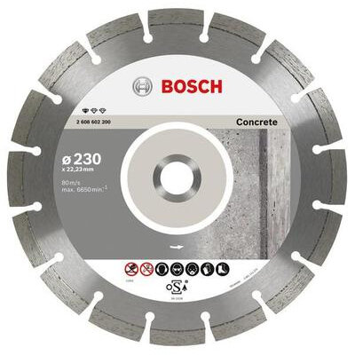 Круг алмазный Bosch Ф230 бетон BPE (200) 2608602200 .