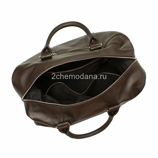 Кожаная спортивная сумка Lakestone Calcott Brown 978898/BR - фотография № 4