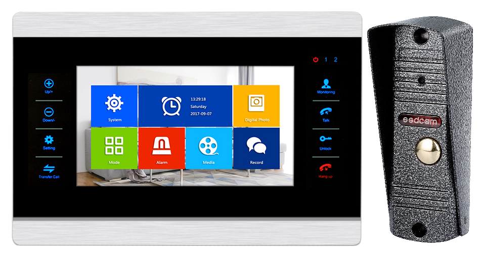 EVJ-72-FHDs-KIT Комплект видеодомофона 7" слот microSD 32G (Монитор/Видеопанель)
