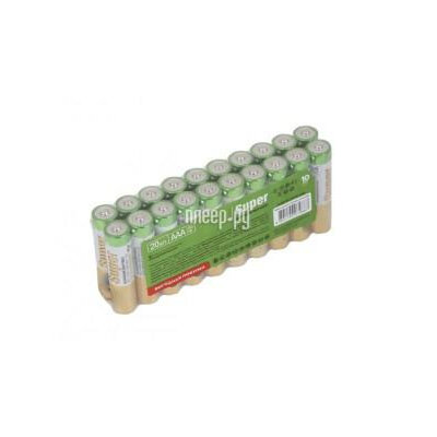 батарейки AAA - GP Super Alkaline 24A-2CRVS20 (20 штук) .