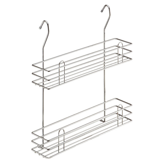 Полка для специй 2-х ярусная тип-2 lemax 405х110х355 мм хром