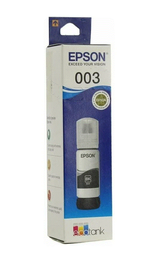 Контейнер Epson 003 черный C13T00V198 для L3210, L3216, L3256, 65 мл. (cons ink)