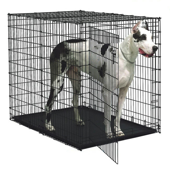 Клетка для собак Midwest Solutions, размер 137х94х114см., черный - фотография № 1
