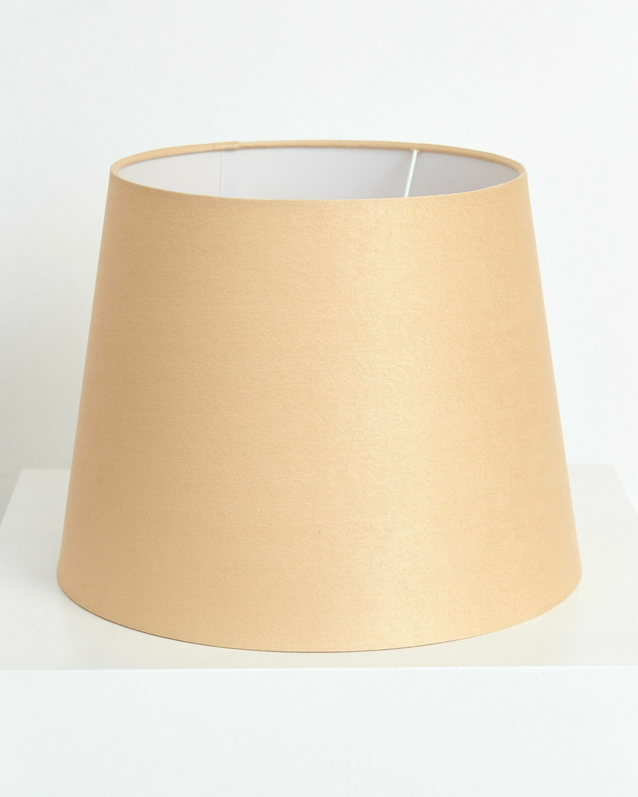 фото Абажур для светильников, Ткань, бежевый