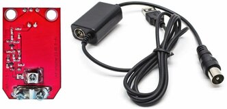 Комплект Плата для антенны усилитель SWA-23-5 (усиление - 23дБ, питание - 5В) + Инжектор питания USB для активных ТВ антенн 5В