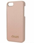 Кожаный чехол Guess для iPhone 5/5S/SE Iridescent Hard PU Rose Gold (GUHCPSEIGLRG) - изображение