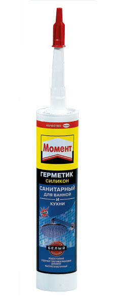 фото Герметик силиконовый санитарный прозрачный 280мл Henkel 611650