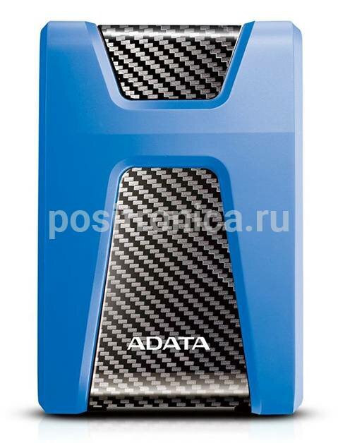 Внешний жесткий диск 2Tb A-Data DashDrive Durable HD650 синий USB 3.0 (ahd650-2tu31-cbl)