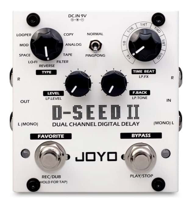 JOYO D-SEED II Dual Channel Digital Delay Второе поколение двухканального стерео дилея