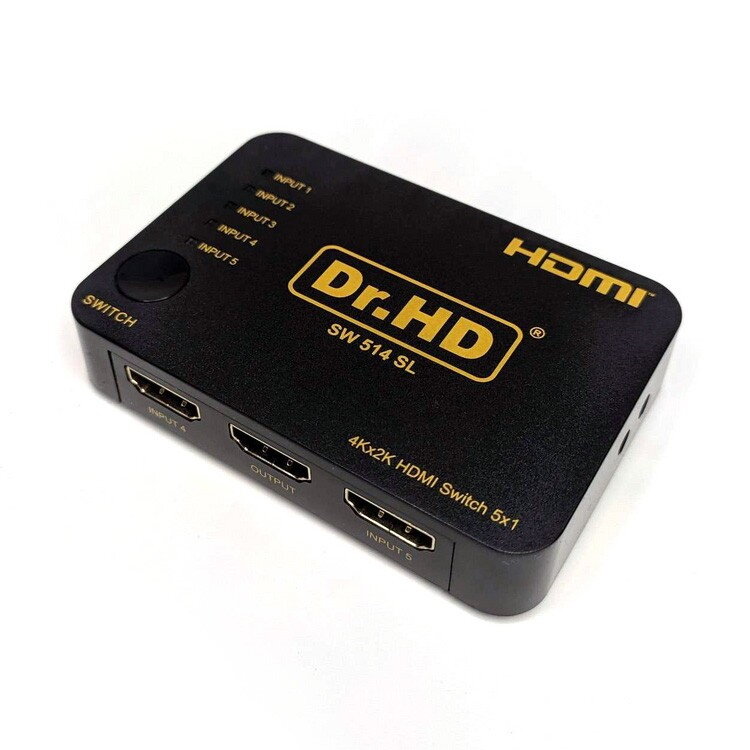 HDMI переключатель (Switch) Dr. HD SW 514 SL (Переключатель HDMI 5 в 1)