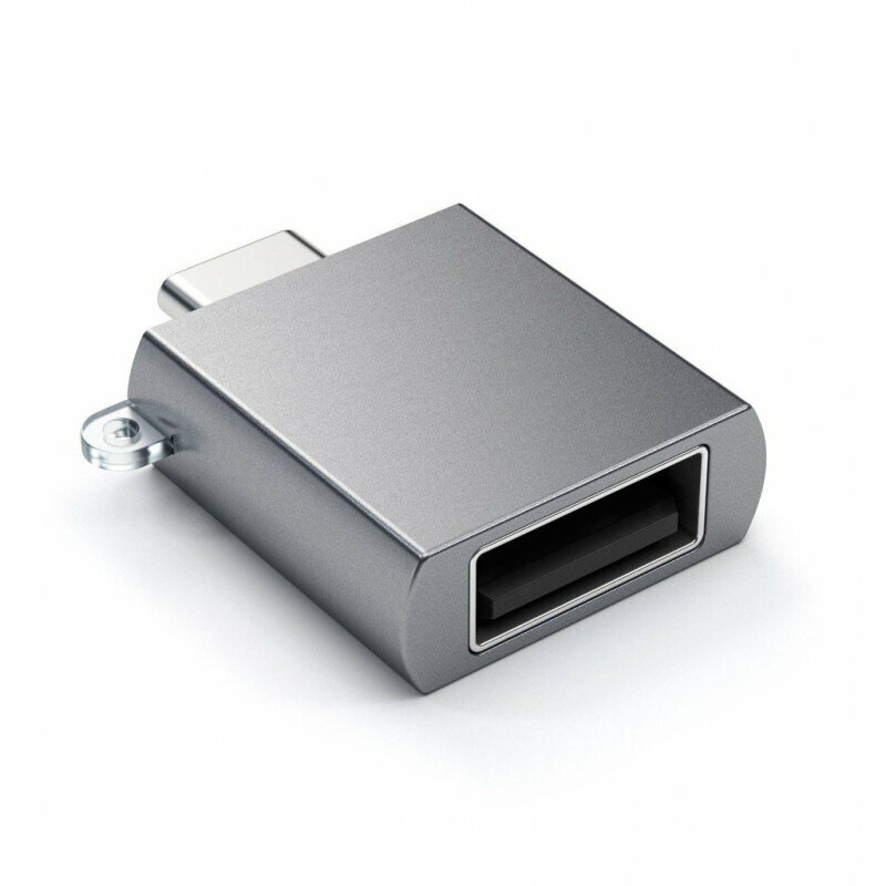 Адаптер USB Type-C - USB 3.0, M/F, Satechi, сер, ST-TCUAM 1468045