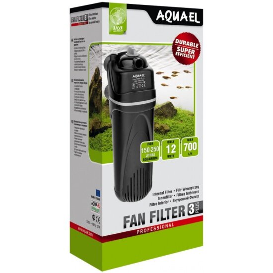 Внутренний фильтр AQUAEL FAN FILTER 3 plus для аквариума 150 - 250 л (700 л/ч, 12 Вт)