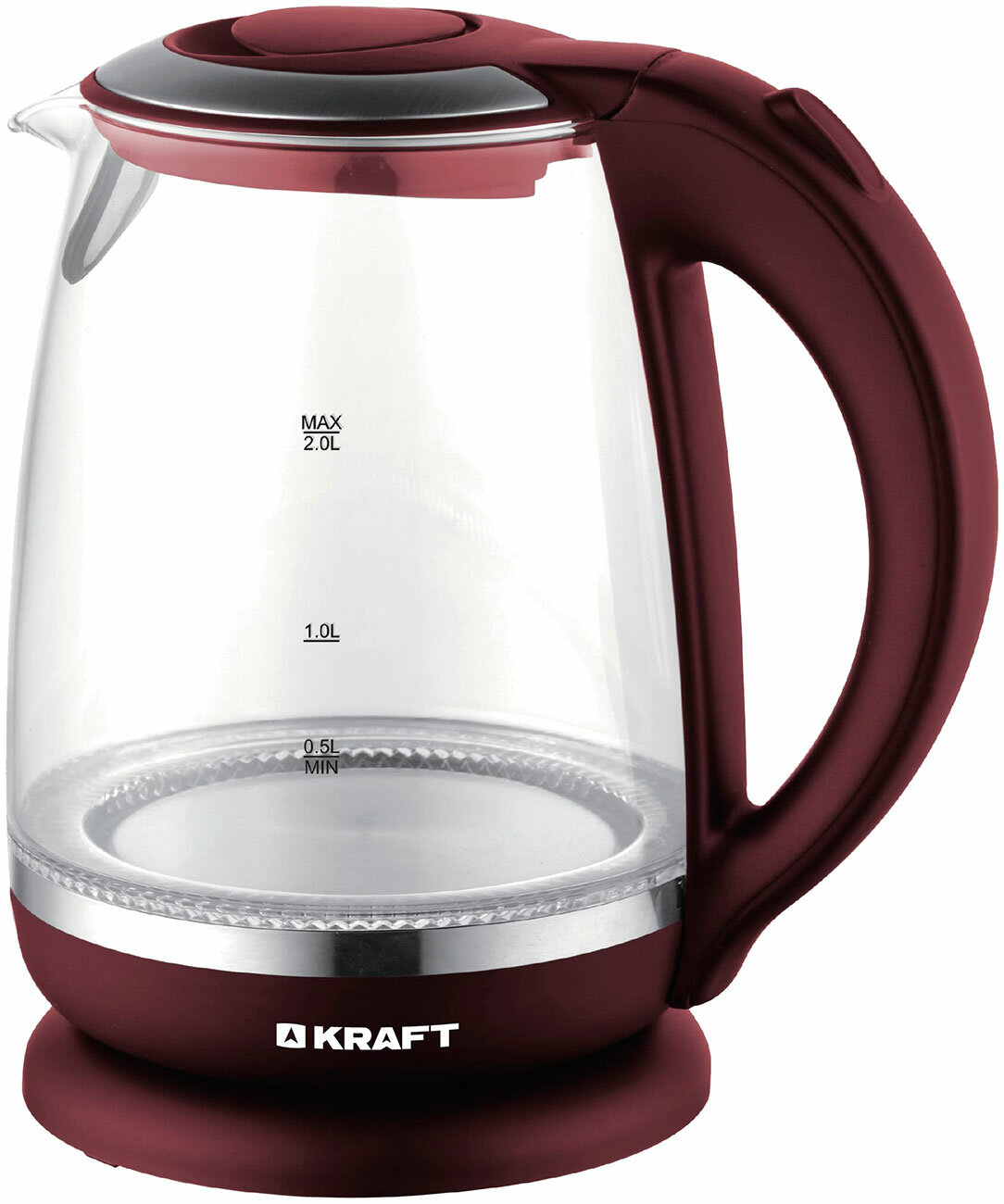 Электрический чайник KRAFT KF-KG2018BR