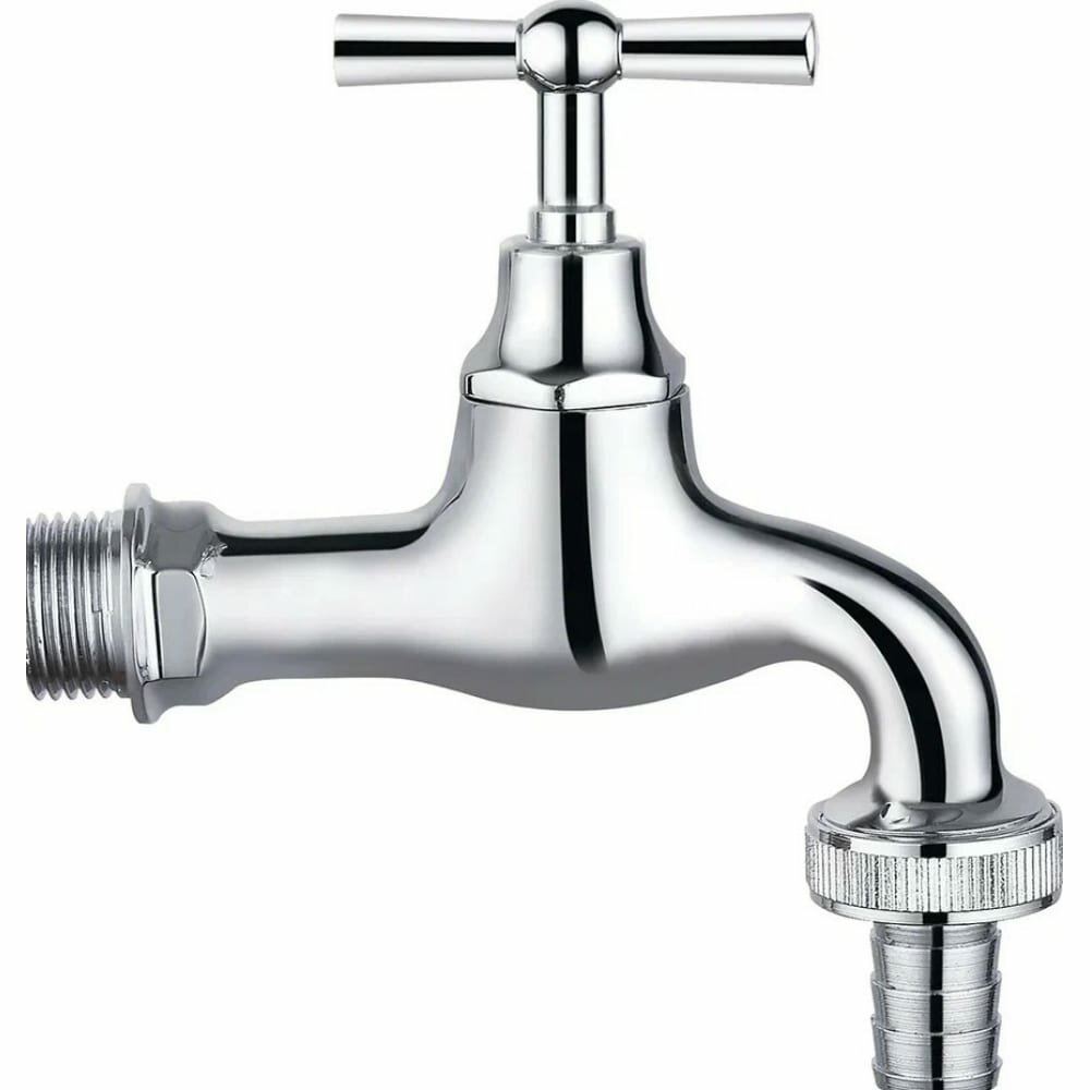 фото DOUBLE-LIN Вентиль для подключения шланга Хром Полированный 1/2" LL2051 B (1/2") LL2051 B (1/2") LL2051 B (1/2")