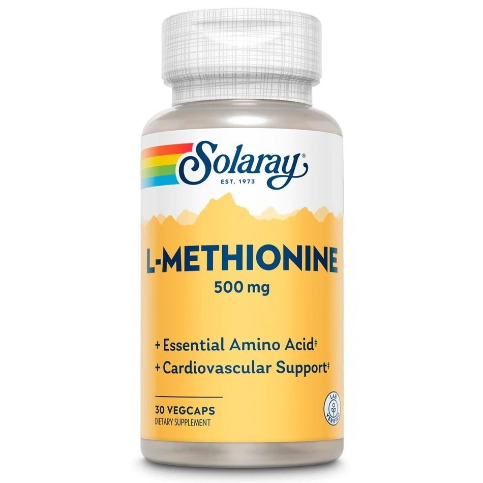 Solaray L-Methionine 500 мг 30 капс (Solaray)