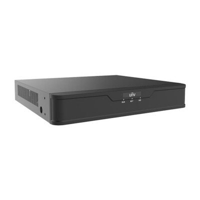 Видеорегистратор IP 8-ми канальный Uniview NVR301-08S3, видеовыходы HDMI/VGA, 1 SATA HDD до 6TB, разрешение записи и просмотра до 4K