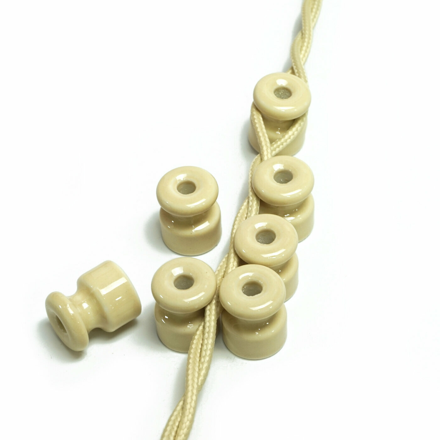 Электрический кабель Царский Стиль 2х1,5 мм2, 5 м, слоновая кость - фотография № 6